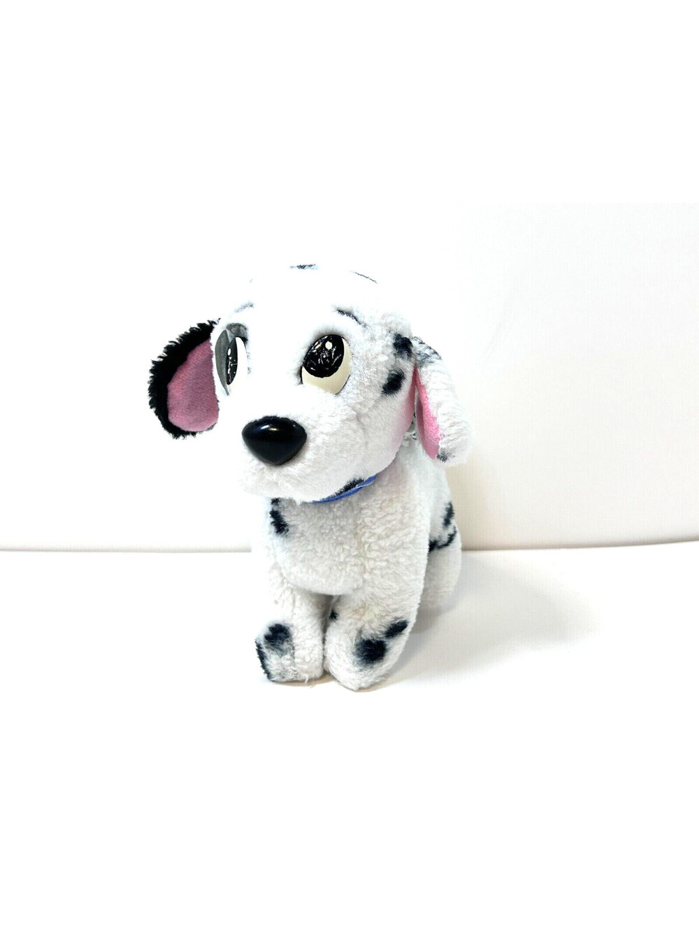 Disney Mattel PATCH 101 Dalmatians 1991 Plush Stuffed Animal Ribbon Collar